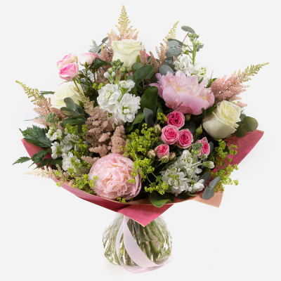 Clouds Above  - This exquisite collection of high quality soft shaded blooms make the perfect gift for any occasion. (please note Peonies only included when in season)
