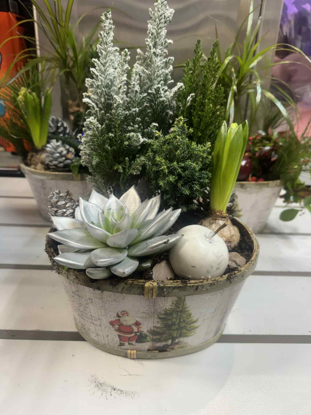 Christmas planter
